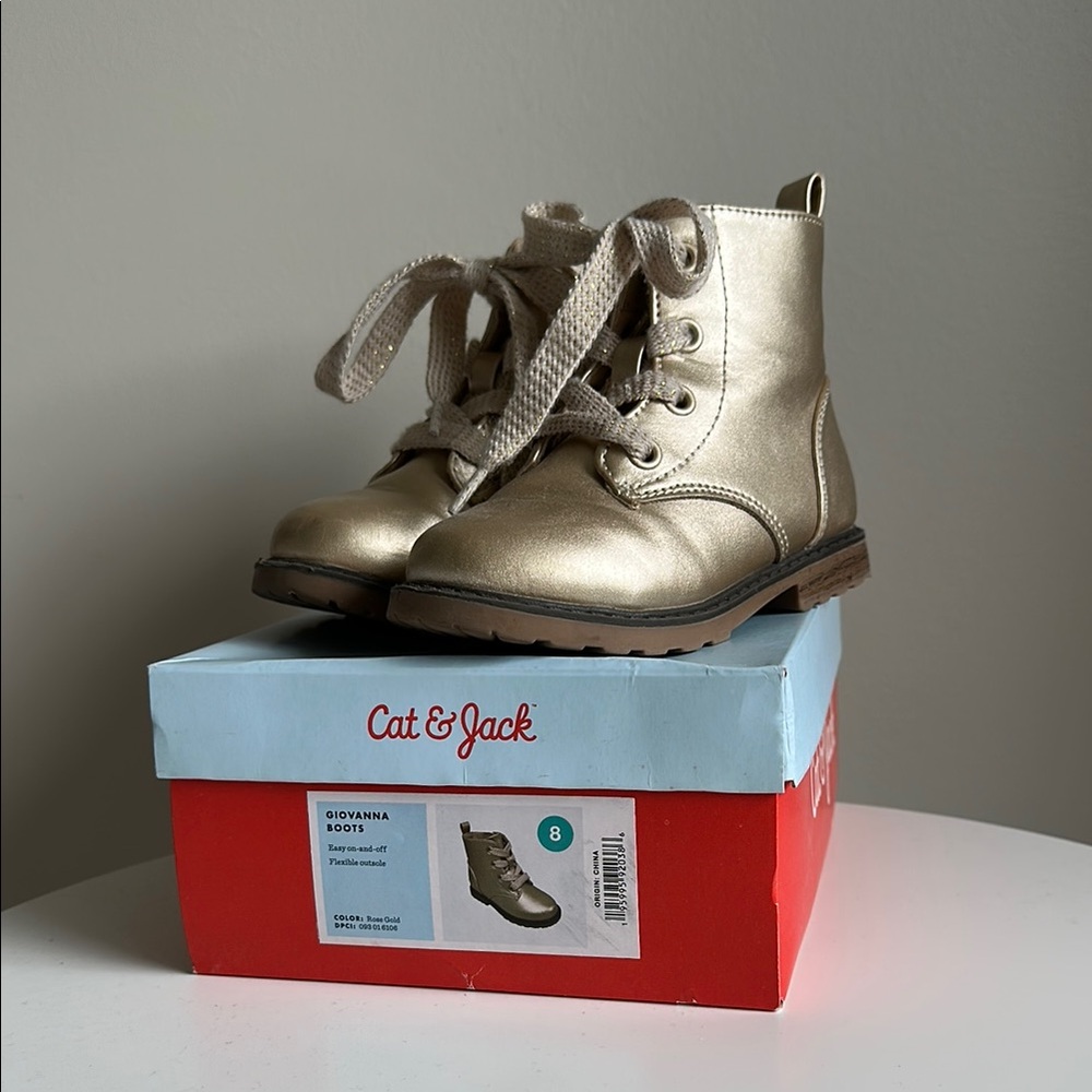 Cat & Jack Giovanna Boots Toddler Size 8